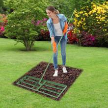 ZhdnBhnos Lawn Leveling Rake Lawn Leveler Tool Lawn Leveling Rake For Yard - Green - View 1