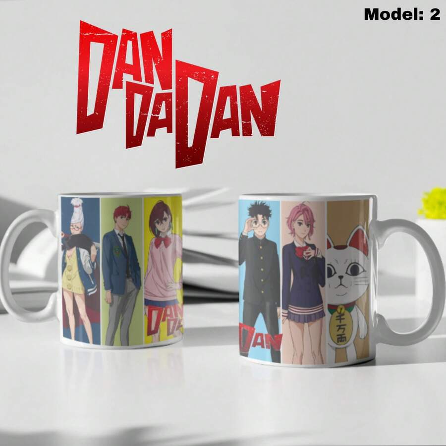 DanDaDan Mug Anime Romance Manga Aliens Ghosts Comedy Bromance Soujo Shonen Japanese Animation Manhwa Dan Da Dan ZIG Romance Russian Drama Momo Ayase Okarun Jiji Turbo Ruca Turbo Grandmother Turbo Granny Delicious Cute Anime Drawing Manga Manhwa Manhua, Anime Boys, Cute Black And White - 蛋蛋蛋2 - 查看 1