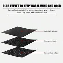 1pc Outdoor Sports Full Finger Gloves, Autumn/Winter Touchscreen Anti-Slip Waterproof Windproof Fleece Warm Ski Hiking Cycling - Multicolor - View 7