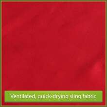 Juego de comedor para patio de 6 piezas de acero Mainstays Albany Lane con sombrilla, rojo - Rojo - Ver 9