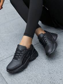 Zapatillas deportivas ligeras, versátiles y de moda con suela gruesa, suaves y antideslizantes para adolescentes