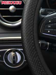 MEIKAXIU 1 pieza Funda para volante de coche sin anillo interior, se ajusta a volantes de 14.5-15 pulgadas, accesorios interiores para coche