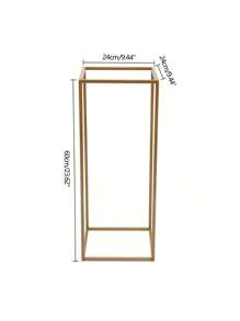 10-Piece 80/60cm Golden Vases Metal Stand, Geometric Centerpieces For Tables, High Quality Iron Plastic, 22lbs Load Capacity Per Stand, Decorative Flower Stands For Home, Events, Parties, Wedding Receptions,Idel Gift For Couple - Gold - View 3