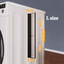 Magnetic Hanger Storage Box, Punch-Free Rack, Washing Machine Hanger Storage Rack, Convenient For Organizing Hangers, Balcony Clothes Drying Rack Wall Mount,Spring,Minimalist,Summer Tops - Black - View 6