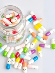 100 pezzi, Pillole d'amore con messaggio - Pillole e note per confessione di San Valentino fai-da-te, bottigliette di vetro mini trasparenti come regalo di San Valentino. Adatto per fidanzate, fidanzati, matrimoni, regali per feste di Natale, Ringraziamento, compleanni, come accessori per giochi