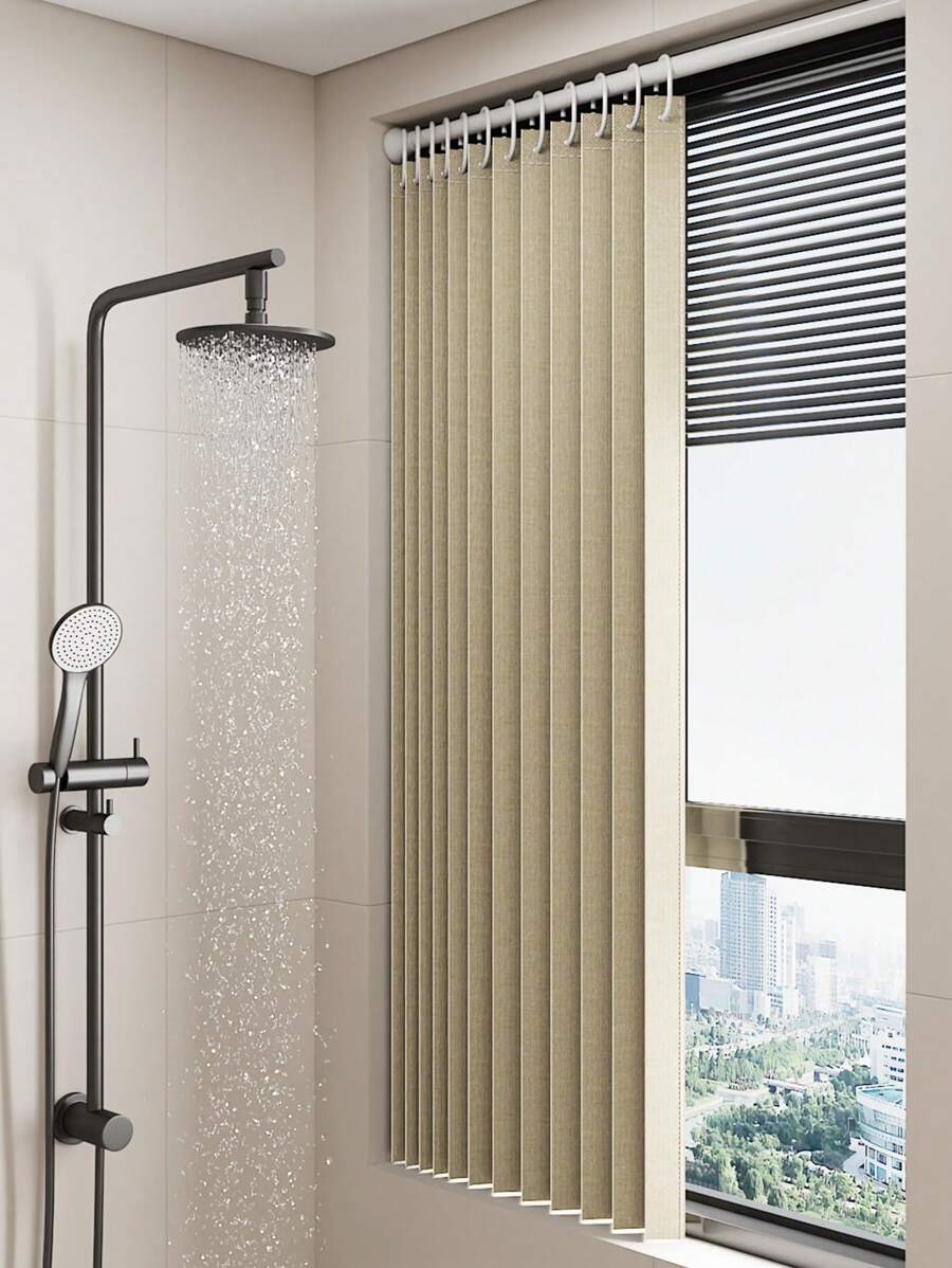 Tende corte, tende di piccole dimensioni, tende piccole per finestre di cucina, seminterrato e bagno, tessuto spesso che può bloccare vento, calore e luce - nero - Visualizzare 1