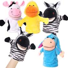Set Of 4 Hand Puppets, Interactive Playtime Fun, Suitable For Play And Learning, Develops Creativity And Laughter, Suitable For Performance Theatre, Birthday Gifts, Nurseries And Classrooms - Multicolor - View 2