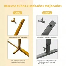 3pcs Mamparas Adornos Para Cumpleaños Decoración Para Fiesta - Dorado - Ver 6