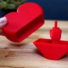 Funny Middle Finger Gift Box, Surprise Middle Finger Gift Box, Funny Gesture Gift Box Decoration - Multicolor - View 2