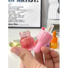 1 Set de 5 piezas de Botellas Cuentagotas de Vidrio, Capacidad de 5ml, 10ml, 15ml y 20ml, Botellas Vacías para Aceites Esenciales, Sueros, Gotas para los Ojos, Rellenables, Artículos Esenciales de Viaje - Multicolor - Ver 6