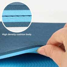 2Pcs Almohadilla de Rodilla para Yoga Cojín Suave TPE Soporte Protector para Codo Pierna Brazo Equilibrio Ejercicio Fitness Entrenamiento Tapete de Yoga - Azul - Ver 6