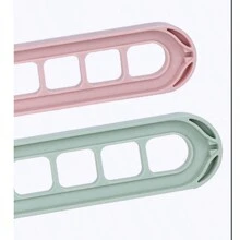 2 piezas Percha para ropa plegable multifuncional, secadora de ropa con 9 agujeros para ahorrar espacio para uso doméstico
