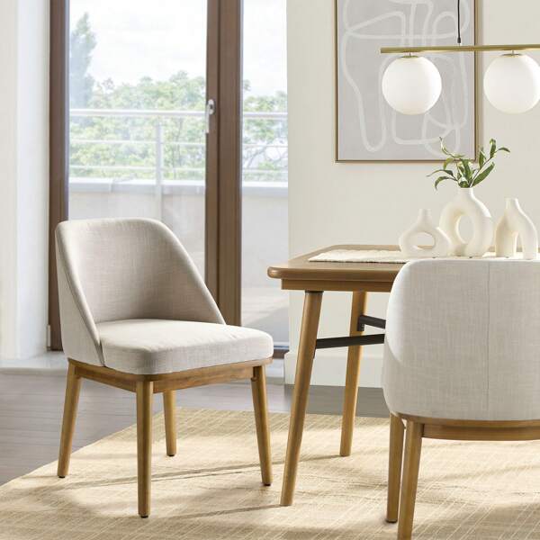 Dining Chair, Charcoal Gray Finish