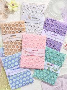 15pcs/Pack Bahan Kertas Buatan Tangan Dekoratif Romantis, Perlengkapan Sekolah, Kembali ke Sekolah - Satu-Ukuran - View 9