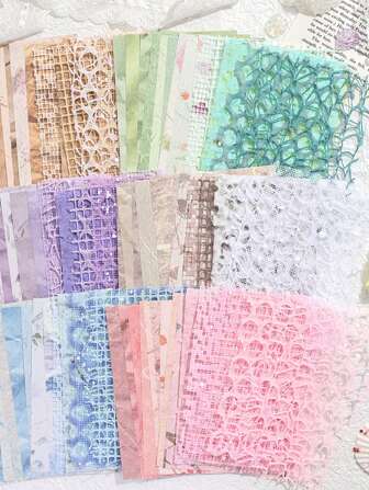 15 件/包浪漫装饰手工纸材料、学校用品、返校