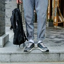 New Lightweight Men Shoes, Fashionable British Style Casual Leather Shoes, Men Outdoor Sports Casual Shoes For All Season