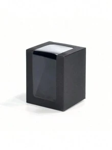 12 Stücke/24 Stücke 8x8x10cm Fenster Präsentationsboxen aus Papier, geeignet für Partygeschenke, Verpackung, kleine Papierboxen - 8x8x10cm - Übersicht 22