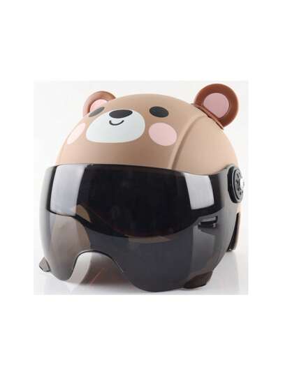 Casco de ciclismo para niños Ajustable patrón fino Aspecto lindo Anti-impacto absorción de choque ultra-ligero ABS niño lindo monopatín de dibujos animados casco de bicicleta para niños