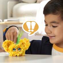 Hasbro Furby Furblets Hoo-Lah Pineapple Mini Friend, 45+ Sounds & Music, Speaks Only Furbish, Electronic Plush Toys For 6 Year Olds & Up, Yellow & Green - 13 - View 2