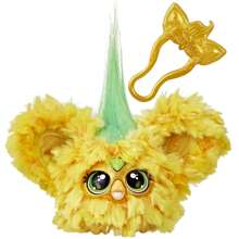 Hasbro Furby Furblets Hoo-Lah Pineapple Mini Friend, 45+ Sounds & Music, Speaks Only Furbish, Electronic Plush Toys For 6 Year Olds & Up, Yellow & Green - 13 - View 10
