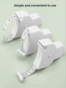 Portable Measurement Soft Ruler Household Cutting Office Tools Process Measurement Ruler Automatic Shrinkage Measurement Tape Ruler PVC Double-Sided Scale Measurement Ruler - Measurements - View 5