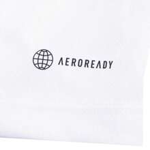 Adidas AEROREADY Fab Polo衫，短袖T恤，透气面料，男士休闲运动装，HR8729 - 白色 - 查看 8