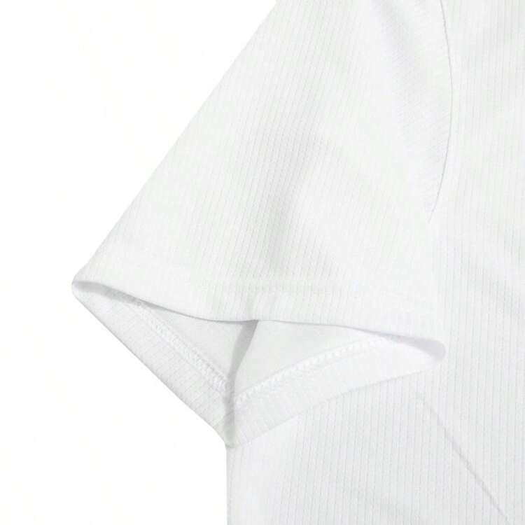 Puma PERFORMANCE SS TEE M 短袖T恤，速干圆领男士瑜伽健身训练运动服 - 白色 - 查看 6