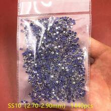 288/1440 Pcs DMC Crystal Hot Fix Rhinestone, Clear White Diamond Crystal Quality A/A++ Ss6/10/16/20/30/34, Flat Back Glass Rhinestone, Wholesale Flat Back Hot Fix Rhinestones For Crafts, Jewelry, Apparel, Garment, Shoe, Bag, DIY Decorations