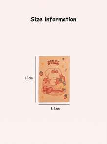 2pcs/4pcs/6pcs Mini Dinosaur/Astronaut/Cat Design Pocket Notebooks, Portable Diary, Memo Pad, Pocket Size (Random Pattern),School Supplies,Back To School - Multicolor - View 8