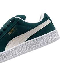Puma Zapatillas deportivas de ante de corte bajo unisex talla XL, entrenadores casuales ligeros, 395205-21