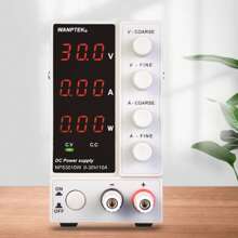 Rainaut Lab Power Supply 0-30V 0-10A Precision Variable Digital Power 1pc Adjustable - US B Type Plug(110-127V) - View 11