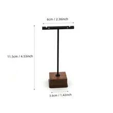 1 chiếc giá trưng bày trang sức bằng gỗ óc chó, giá để trưng bày vòng cổ, bông tai, phụ kiện chụp ảnh, đồ trang trí triển lãm trang sức, quà tặng cho phụ nữ, đồ trang trí phòng. - Nhiều màu - Xem 19