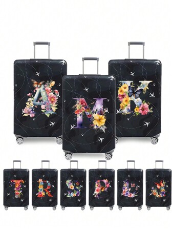 行李箱罩 18-32 英寸保护套防刮旅行商务行李箱可水洗保护套弹力防尘罩完美的户外度假配件适合冒险旅行配件行李用品 - 学生返校用品防尘罩情人节旅行必需品旅行必备品学校包学校配件