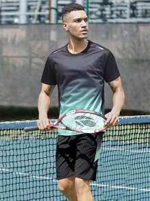 Men's New Quick-Drying Short Sleeve Top - Athletic, Running, Basketball Jersey - Workout Moisture-Wicking Shirt, Spring/Summer