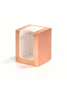 12 Stücke/24 Stücke 8x8x10cm Fenster Präsentationsboxen aus Papier, geeignet für Partygeschenke, Verpackung, kleine Papierboxen - 8x8x10cm - Übersicht 23