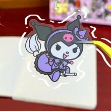 Sanrio 1pc Hello Kitty Sanrio Non-Repeating 100-Piece Sticker Set Cinnamoroll Kuromi Waterproof Stationery Sticker Gift Box Birthday Gift