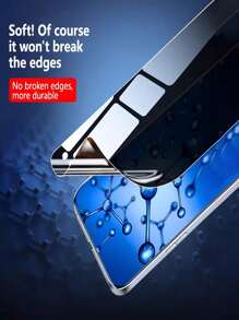 2 piezas Película protectora de pantalla de hidrogel antiespia y privacidad, compatible con iPhone 17/ Galaxy//Redmi//Honor/POCO, anti mirones, resistente a arañazos, sin burbujas, no admite reconocimiento de huella digital [No es vidrio templado] Reparación automática de arañazos - Proteger de la privacidad - Ver 8