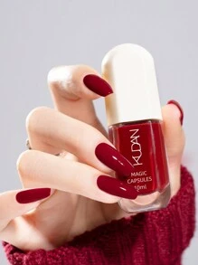 2026新款卡其星空梦幻指甲油，1瓶/10毫升，无需烘烤，快干，可撕拉，持久不脱色，无异味，水性指甲油 - 适合女性和女孩 - 秋冬新款指甲油，秋冬季最佳礼物之选 - 紅色 - 查看 10