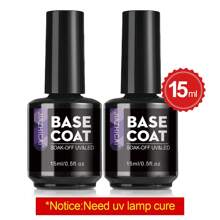 8.5ml/10ml/15ml Clear Base Coat & Top Coat Peel Off Gel Rubber Base Coat Set, UV Light Curing Is Required, And The Long-Lasting Gel Nail Set , Used For DIY Home Salon Manicure Or Gifts For Women Nail Polish. - 無色 - 查看 25