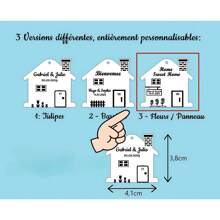 Valentine's Day Exquisite Gifts -1PC Our First Home Personalized Engraved Key Chain Congratulations New Owners Gift For Her For Him New Home Warming His & Hers Keyring Homeowner