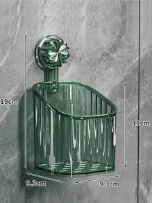 1 Stück Wandsaugnapf Lagerregal ohne Bohren, Badezimmer Make-up Aufbewahrungsregal, abnehmbare und waschbare Aufbewahrungskörbe für Küche, Badezimmer Heim Badezimmerdeko Badezimmer Organizer Sommer