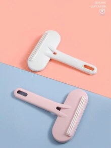 1pc Double-Sided Cleaning And De-Brushing Brush, Electrostatic Lint Roller, Reusable Pet Hair Brush, Manual Fabric Defuzzer - Suitable For Clothes, Bedding, Sofas, Furniture, And Carpets - Home Cleaning Tool - Multicolor - View 5