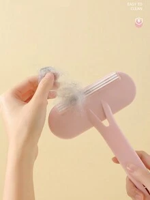 1pc Double-Sided Cleaning And De-Brushing Brush, Electrostatic Lint Roller, Reusable Pet Hair Brush, Manual Fabric Defuzzer - Suitable For Clothes, Bedding, Sofas, Furniture, And Carpets - Home Cleaning Tool - Multicolor - View 3