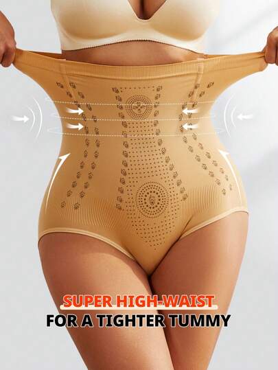 FLARIXA Seamless High-Waisted Tummy Control  Lifting Women's Shaping Panties Body Shaper Underwear Postpartum Shapewear