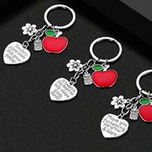 4Set/20Pcs Teacher Appreciation Gift Set, Ideal For Christmas New Year's, Valentine's Day, Graduation, General Giving, Thank You Teacher Gifts With Makeup Bags,Teacher Appreciation Week Keychain, Notebook And Pen Gifts For Teachers - Brown - View 5