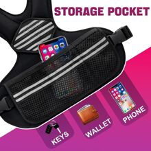 Women Adjustable Workout Weighted Vest  With Reflective Strip And Large Pocket For Training Running Jogging