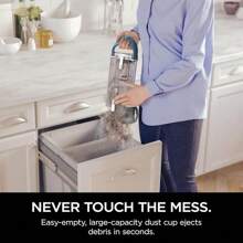 Shark SV1106 Navigator Freestyle Upright Bagless Cordless Stick Vacuum For Carpet, Hard Floor And Pet With XL Dust Cup And 2-Speed Brushroll, White/Grey - 藍色 - 查看 5