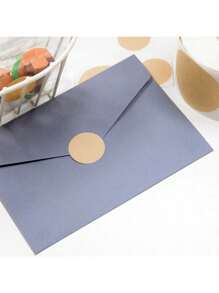 500张/卷天然棕色牛皮纸自粘贴纸，适用于容器标签、外卖封条、物品分类、定制姓名标签、珍珠奶茶、烘焙、1英寸/1.5英寸/1.8英寸PVC不干胶贴纸、学校用品、返校