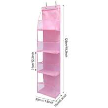1pc 4/6 Layer Over The Door Hanging Organizer Cosmetics Wall Hanging Storage Organizerfor Nursery Bathroom Closet Bedroom Dorm