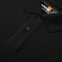 Timberland Men Casual Loose Fit Polo Shirt, Outdoor Sports Stand Collar, Fitness & Business, Short Sleeve - A24H2001